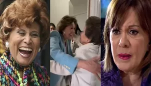 La actriz Yvonne Frayssinet se emocionó al ver a su gran compañera y amiga Irma Maury / América Televisión