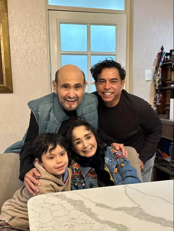 El reencuentro de Edgar Vivar y María Antonieta de las Nieves en Lima / Instagram