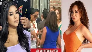 El reencuentro de Melissa Paredes y Janet Barboza / América Hoy