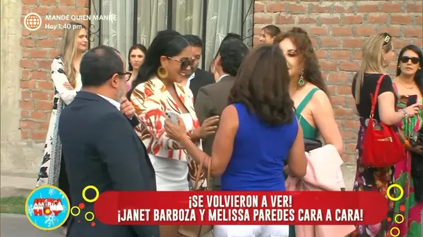 El reencuentro de Melissa Paredes y Janet Barboza en preventa de América Televisión / América Hoy