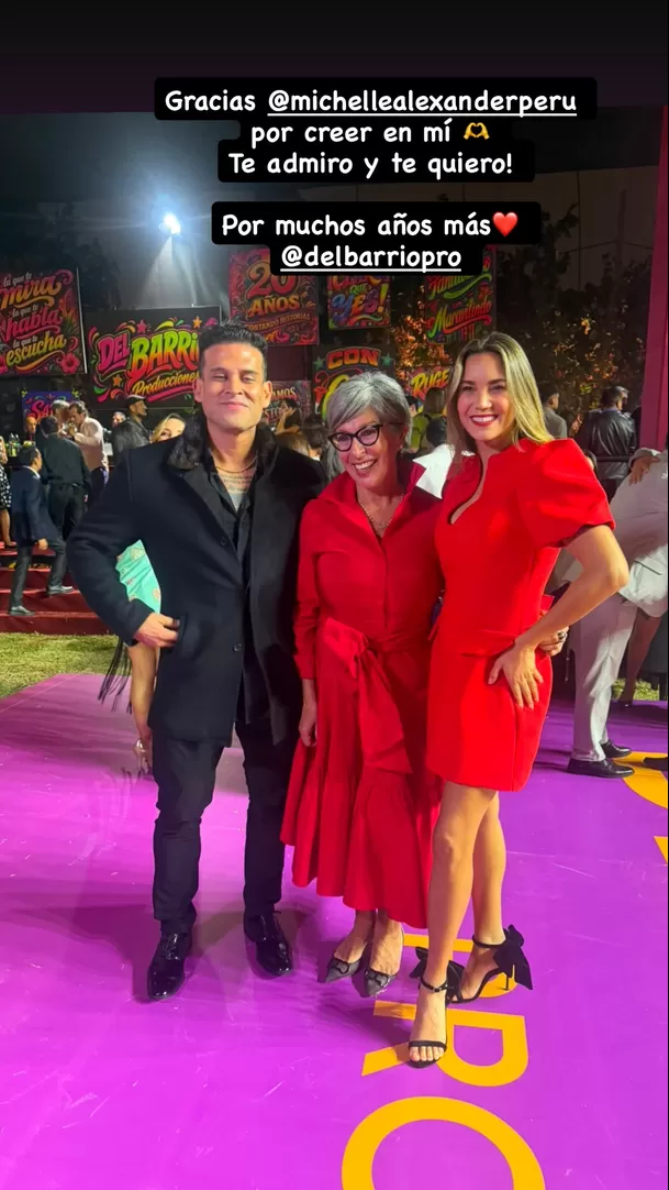 Los actores coincidieron en la celebración por los 20 años de Del Barrio Producciones y emocionaron a los seguidores de la recordada telenovela, donde dieron vida a Catalina Irigoyen y Salvador Gutiérrez Huanca. Video: IG @mariasonrisa