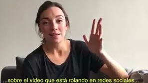 Regina Blandón se pronunció tras supuesto video privado