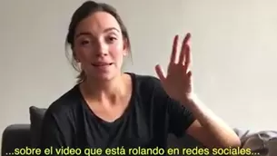 Regina Blandón se pronunció tras supuesto video privado