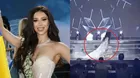 Reina de belleza de Ucrania se cayó en plena pasarela