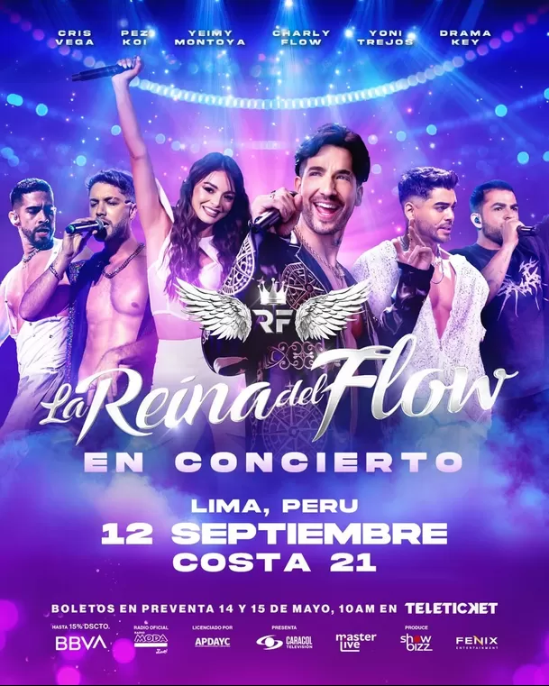 El elenco original de la exitosa producción colombiana llegará al Perú con un espectáculo musical/ Foto: Instagram