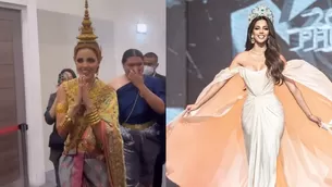 ¡Una reina! Luciana Fuster impactó en nuevo certamen con traje típico de Tailandia /Fotos: Instagram/Video: GrandTV