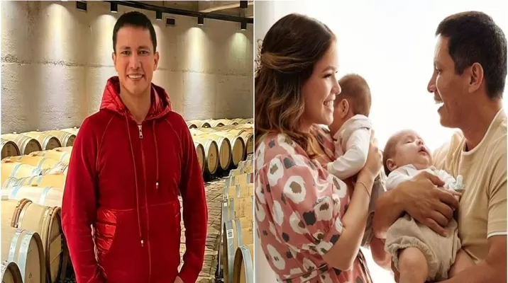 Renzo Costa presentó a sus mellizos / Instagram / Revista Cosas Perú Renzo Costa presentó a sus mellizos / Instagram / Revista Cosas Perú