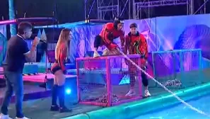 Renzo Schuller se dejó llevar por la euforia y lo dio todo alentando a Raúl Carpena. Video: América TV