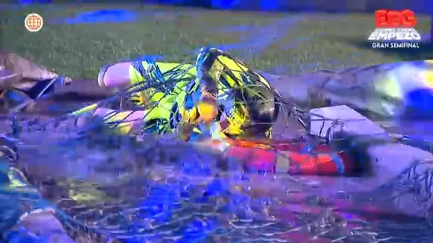 Gabriel Meneses vivió momentos de angustia en circuito. Foto: América TV Gabriel Meneses vivió momentos de angustia en circuito. Foto: América TV