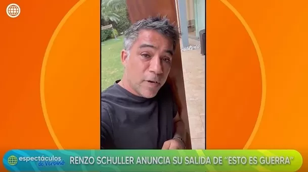 Renzo Schuller se despidió de 'Esto es Guerra' y sorprendió a todos sus seguidores / Captura