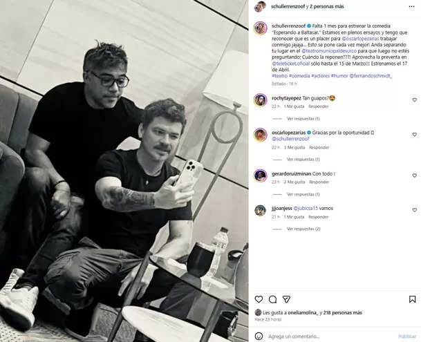 Renzo Schuller reapareció en redes sociales y contó qué proyecto lo mantiene ocupado tras su salida de Esto es Guerra. Video: Instagram