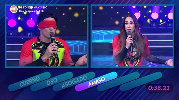 Melissa Loza hizo perder dos veces seguidas a los combatientes. Fuente: AméricaTV