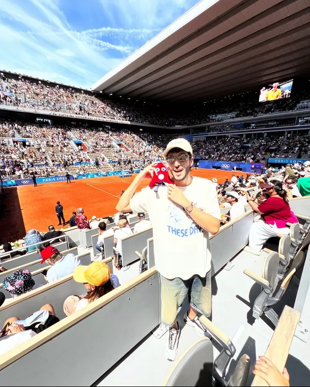 Sebastián Yatra en los Juegos Olímpicos en París / Instagram