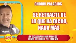 La respuesta de Roberto ‘Chorri’ Palacios a Maribel Meza 