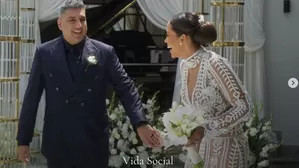 ¡YA SON ESPOSOS! Ricardo Mendoza y Katya Mosquera se casaron en íntima boda. Foto: Revista Cosas