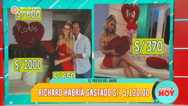 Richard Acuña habría gastado más de 5 mil soles en regalo sorpresa para Brunella Horna 