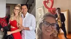 Richard Acuña sorprendió a Brunella Horna con romántico almuerzo al llegar a casa