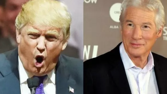 Richard Gere llamó “payaso” a Donald Trump