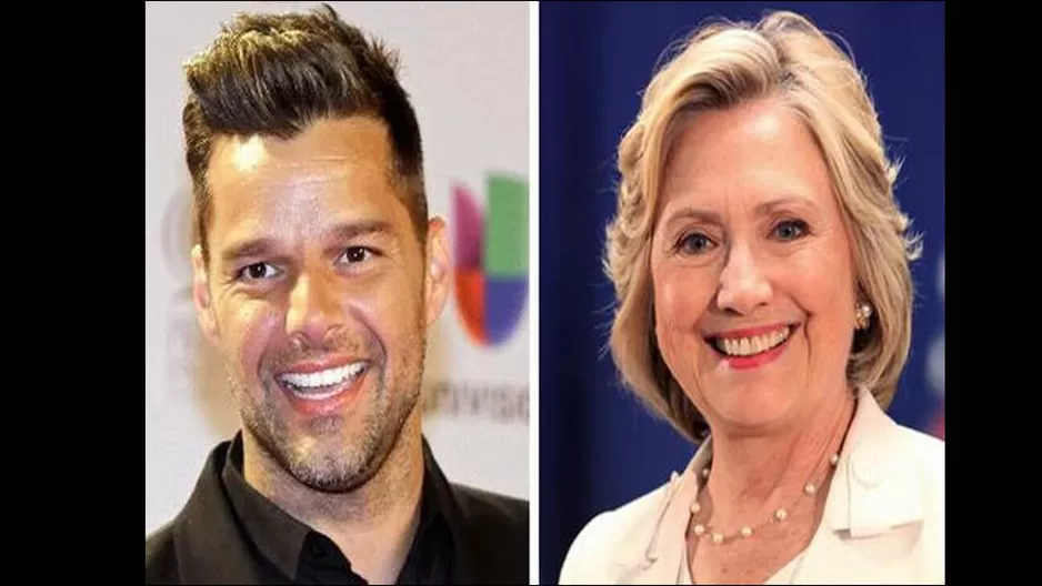 Ricky Martin apoya a Hillary Clinton