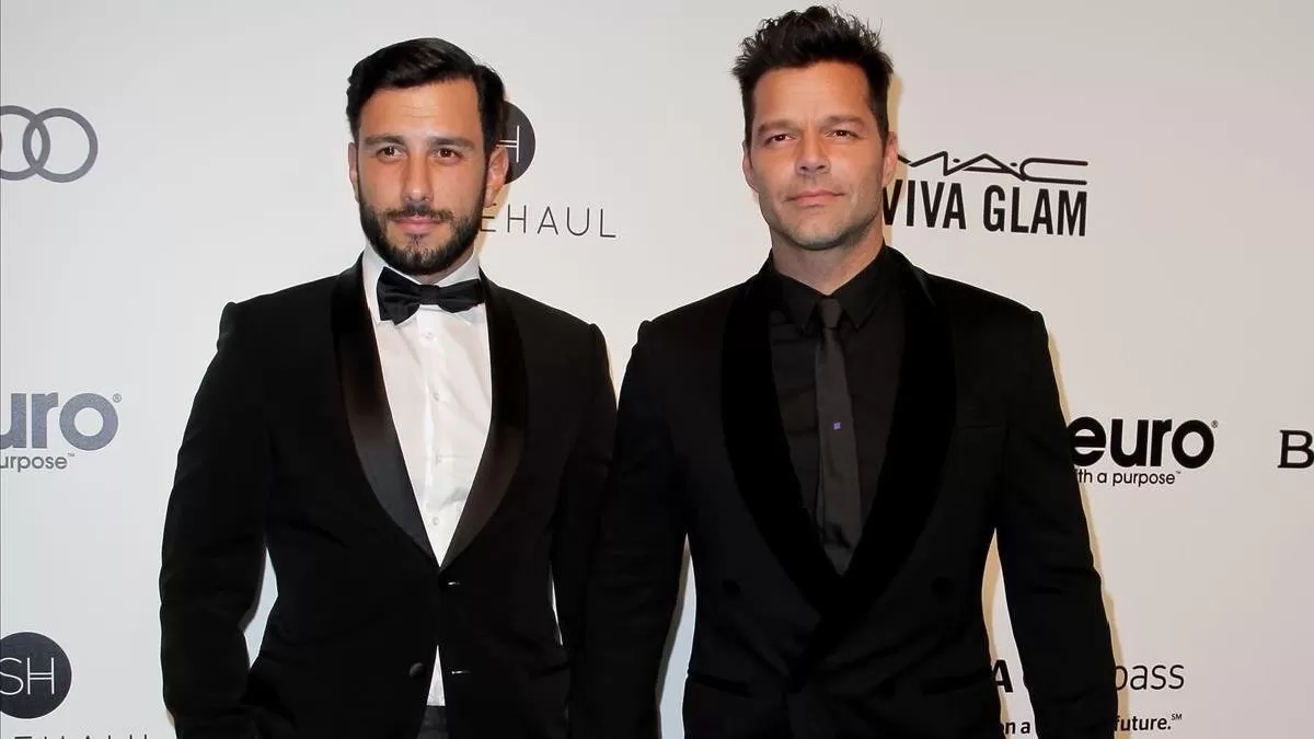 Jwan Yosef y Ricky Martin. Fuente: AFP