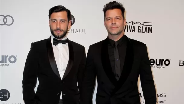 Jwan Yosef y Ricky Martin. Fuente: AFP