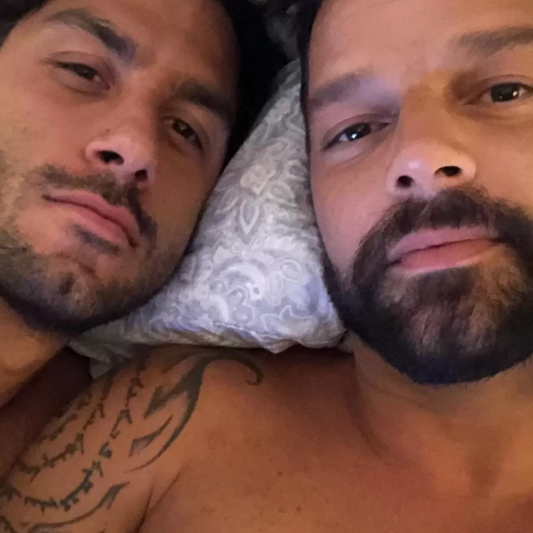 Jwan Yosef y Ricky Martin cuando aún estaban casados / Foto: IG Ricky Martin