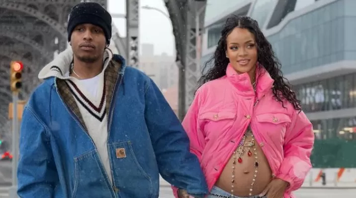 Rihanna está embarazada y espera a su primer bebé junto a ASAP Rocky. Rihanna está embarazada y espera a su primer bebé junto a ASAP Rocky.