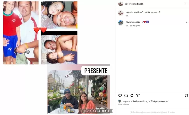 Roberto Martínez comparte fotos con Flavia Ramos Loza y emociona por su especial relación. Foto: IG @roberto_martinez8 Roberto Martínez comparte fotos con Flavia Ramos Loza y emociona por su especial relación. Foto: IG @roberto_martinez8