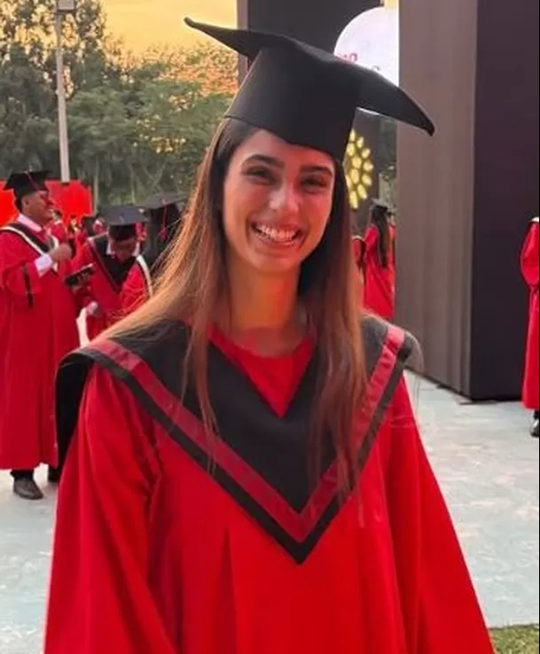 Flavia Ramos Loza se graduó como arquitecta en la Universidad Peruana de Ciencias Aplicadas (UPC). Foto: Instagram