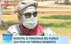 Robotín, el personaje del pueblo que pasa un terrible momento - Noticias de robotin