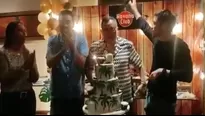 Rodrigo Cuba celebró así el cumpleaños de su padre Jorge Cuba 