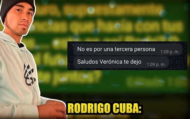 Respuesta de Rodrigo Cuba a reportera de 'América Hoy' sobre su separación de Ale Venturo / Captura Respuesta de Rodrigo Cuba a reportera de 'América Hoy' sobre su separación de Ale Venturo / Captura