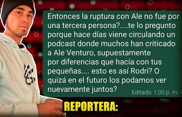 Pregunta de la reportera de 'América Hoy' a Rodrigo Cuba / Captura Pregunta de la reportera de 'América Hoy' a Rodrigo Cuba / Captura