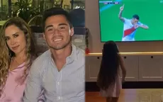 Rodrigo Cuba junto a su hija y Ale Venturo gritaron los goles de Perú contra Paraguay - Noticias de juntos-peru