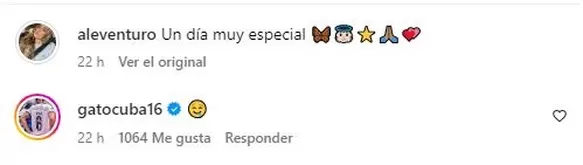 Rodrigo Cuba sorprendió con particular comentario en un post de Ale Venturo