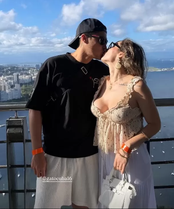 Rodrigo Cuba y Ale Venturo se escapan a Río de Janeiro sin sus hijas/ Foto: @gatocuba16 Rodrigo Cuba y Ale Venturo se escapan a Río de Janeiro sin sus hijas/ Foto: @gatocuba16