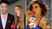 La modelo uruguaya y su pareja Jean Paul Santa María no quieren tener problemas con Angie Jibaja 