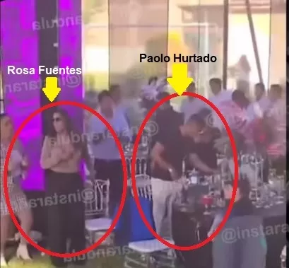 La pagina de Instagram Instarándula publicó un video de Rosa Fuentes y Paolo Hurtado juntos en una fiesta en Trujillo el 2 de julio/Foto: Instarándula