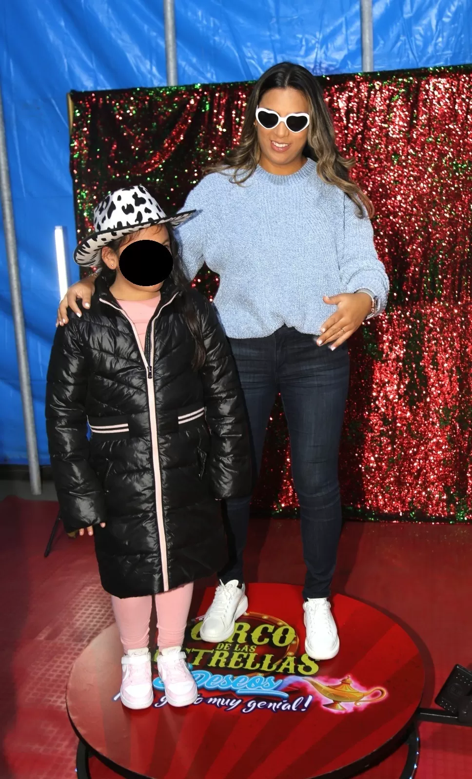 Rosa Fuentes acudió con sus hijos al 'Circo de las Estrellas' ubicado en el Parque de las Leyendas/Foto: Difusión