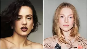 Rosalía confirmó romance con la actriz Hunter Schafer. Fuente: Instagram