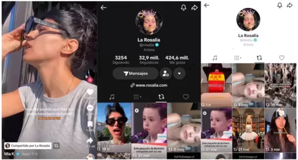 Rosalía reposteó un video de Mia Khalifa en contra de Argentina tras la final del Mundial 2026 / Captura