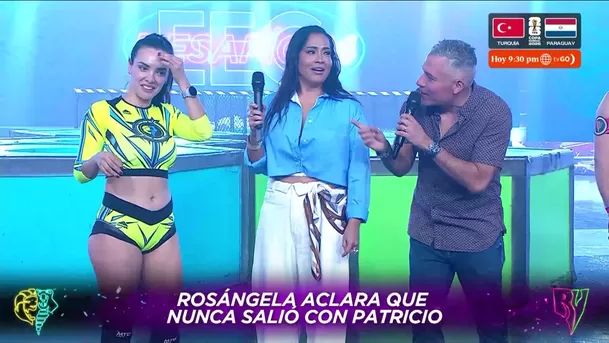 Rosángela quedó expuesta y confesó que se refiere a Patricio Parodi como “su esposo” / AméricaTV Rosángela quedó expuesta y confesó que se refiere a Patricio Parodi como “su esposo” / AméricaTV