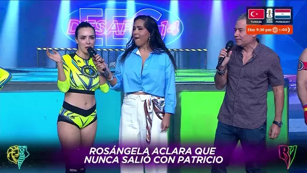 Rosángela quedó expuesta y confesó que se refiere a Patricio Parodi como “su esposo” / AméricaTV Rosángela quedó expuesta y confesó que se refiere a Patricio Parodi como “su esposo” / AméricaTV