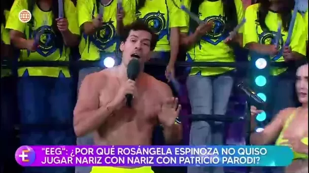 Rosángela dice a Patricio que no tiene oportunidad con ella/ América TV Rosángela dice a Patricio que no tiene oportunidad con ella/ América TV