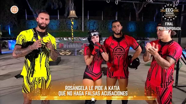 Rosángela Espinoza enfureció con Renzo Schuller. Fuente: AméricaTV