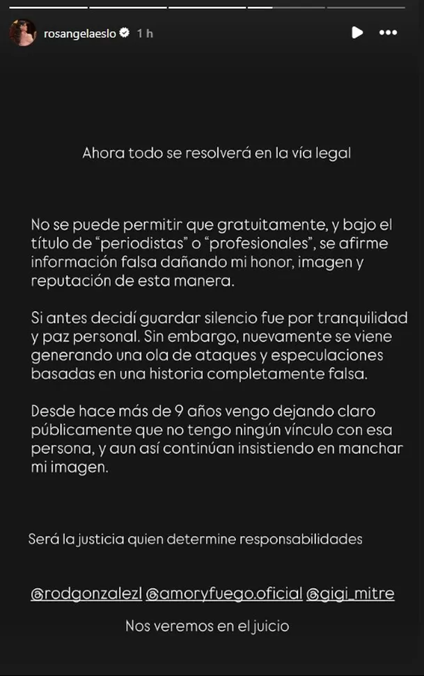 Rosángela Espinoza confirmó medidas legales contra Christian Cueva/ Captura Instagram Rosángela Espinoza confirmó medidas legales contra Christian Cueva/ Captura Instagram