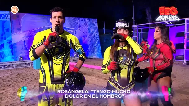 Patricio Parodi "cuadró" a Rosángela Espinoza en pleno programa / América Tv