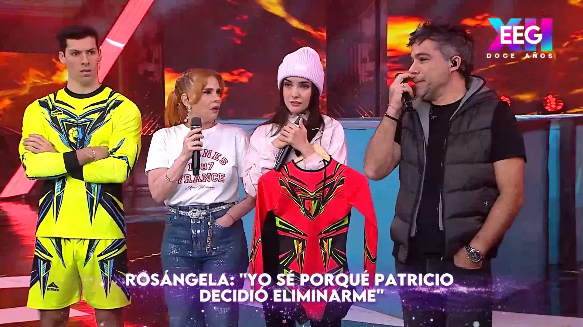 Rosángela Espinoza regresó a Esto es Guerra tras ser eliminada por Patricio Parodi. Fuente: AméricaTV