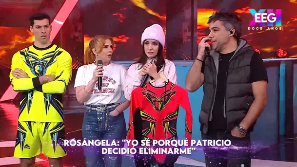 Rosángela Espinoza regresó a Esto es Guerra tras ser eliminada por Patricio Parodi. Fuente: AméricaTV