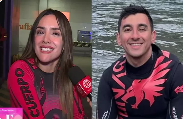 Rosángela Espinoza mantiene un romance con el ingeniero chileno Edgard San Martín / Captura 